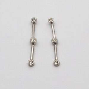 Cubic Zircons Earrings made by ARTEMANOS
