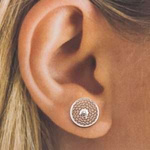 Ñanduti Filigree Earrings made by ARTEMANOS