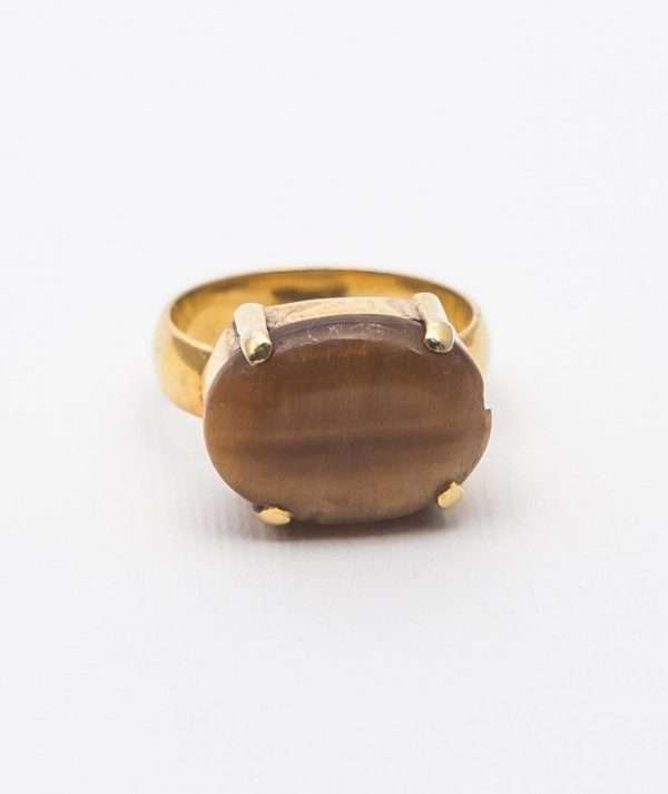 Ambar Ring in GoldPlated Filigree made by ARTEMANOS