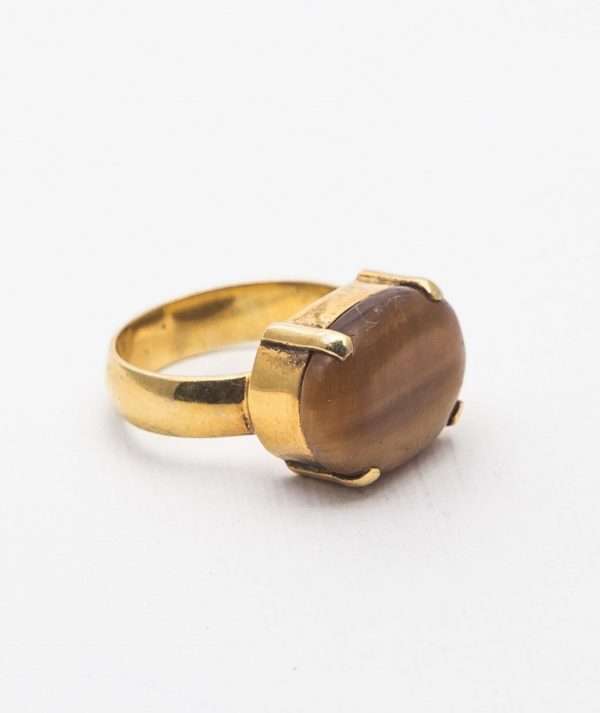 Ambar Ring in GoldPlated Filigree made by ARTEMANOS