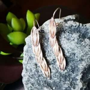 Leaves Filigree Earrings made by ARTEMANOS
