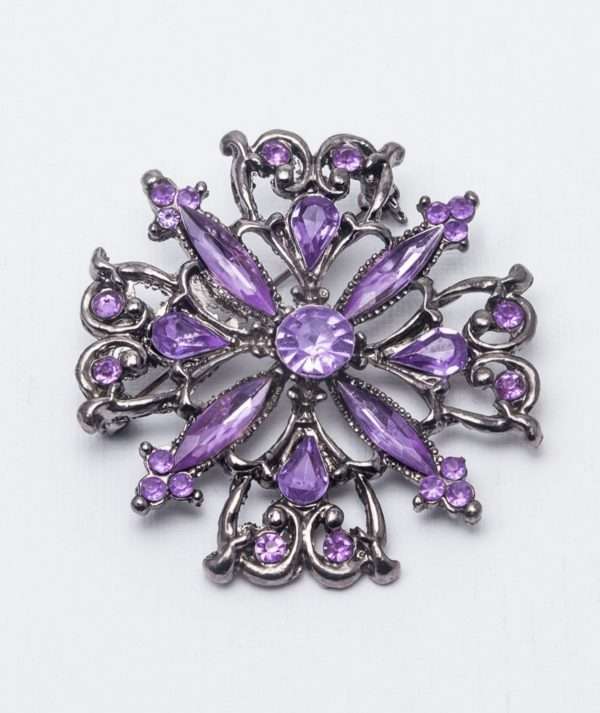 Violet Bijou Brooch
