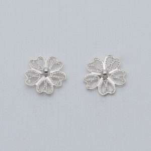Flowers Filigree Earrings made by ARTEMANOS
