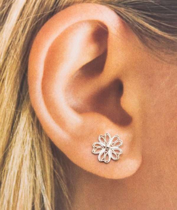 Flowers Filigree Earrings made by ARTEMANOS