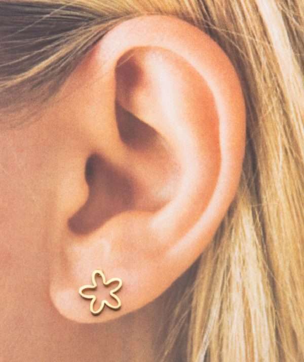 Golden Fowers Earrings made by ARTEMANOS