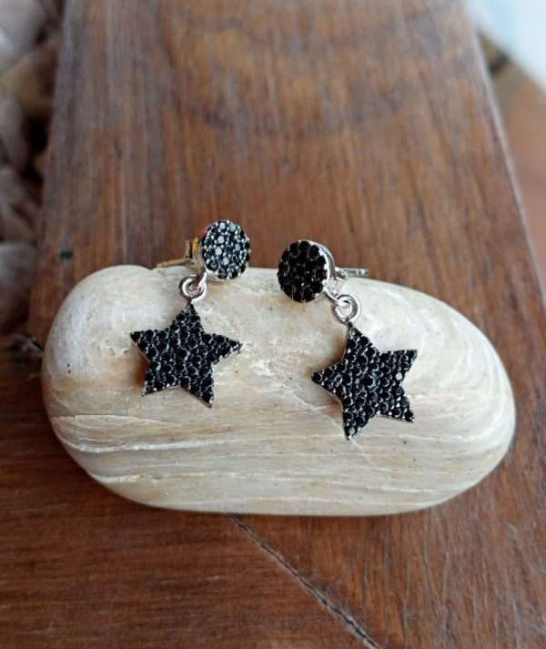 Shine Bright like a Star Sterling Silver Earrings for Women made by ARTEMANOS