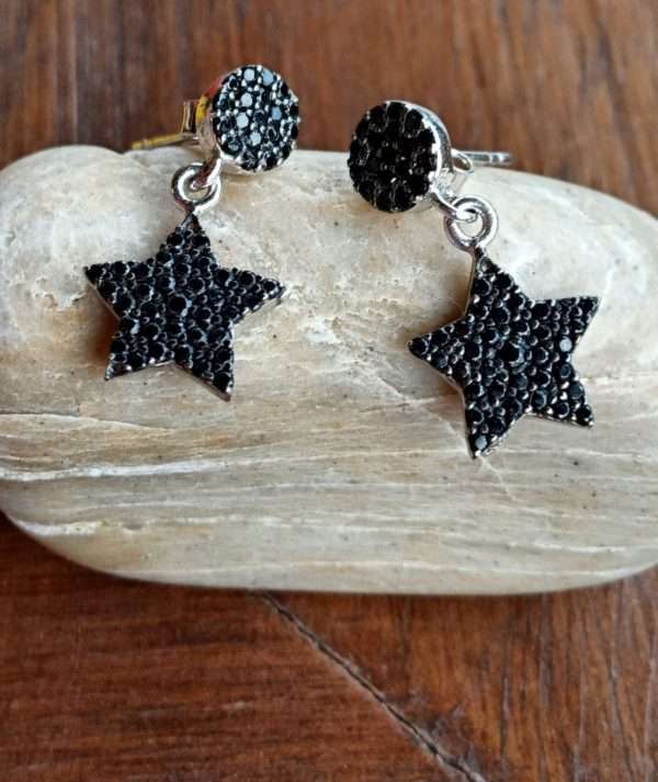 Shine Bright like a Star Sterling Silver Earrings for Women made by ARTEMANOS