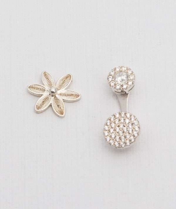 Mixed Zircons Earrings made by ARTEMANOS
